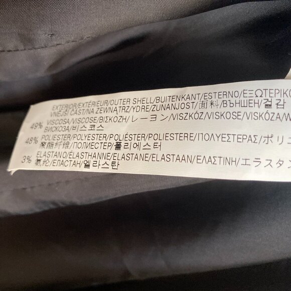 Slim Zara Men's Charcoal Suit - Jacket Size 36, Pants Size 30 - Picture 6 of 6